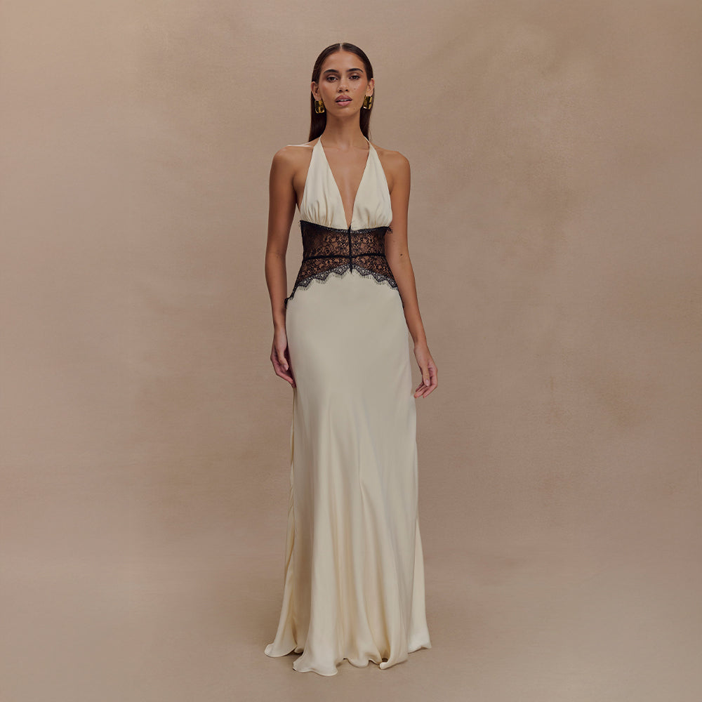 Eléa | Satin Lace Dress