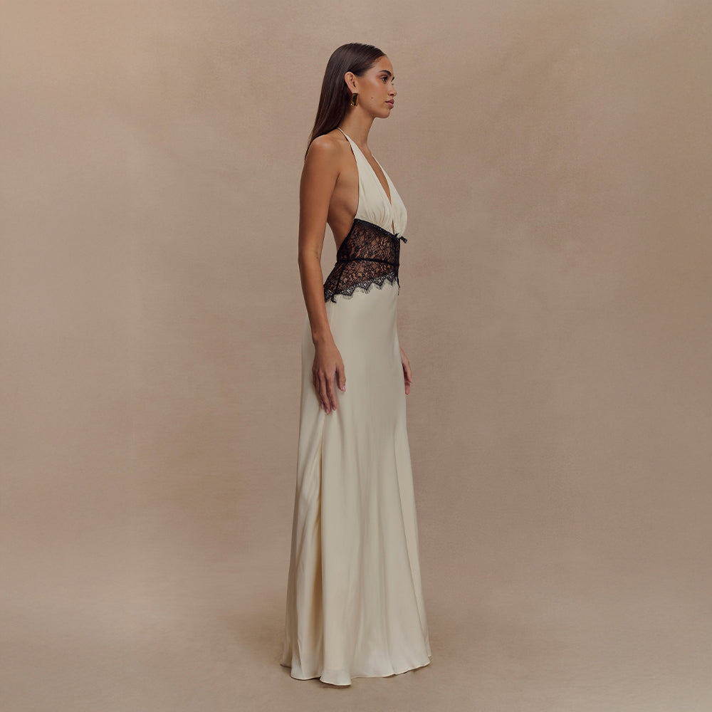 Eléa | Satin Lace Dress