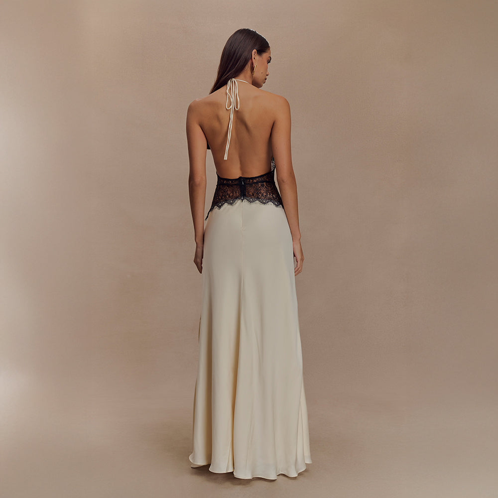 Eléa | Satin Lace Dress