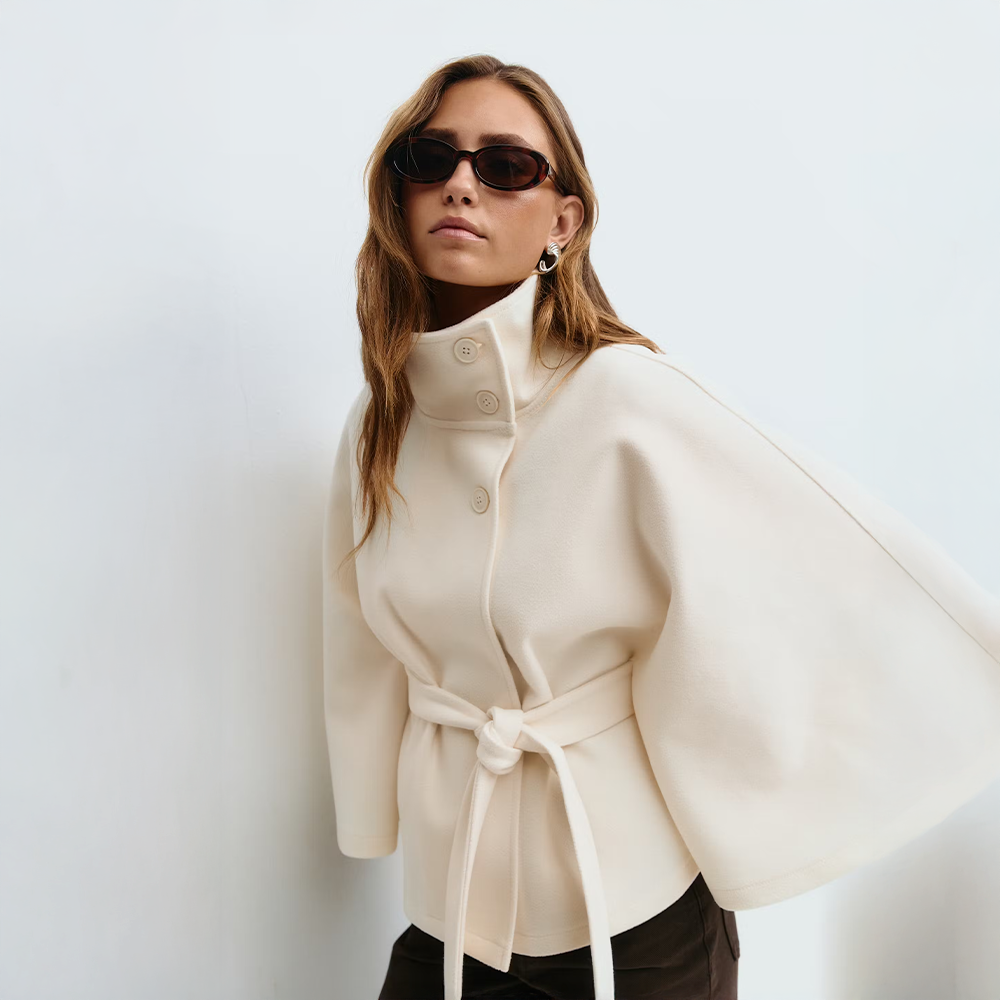 Loreza | Timeless Cape Coat