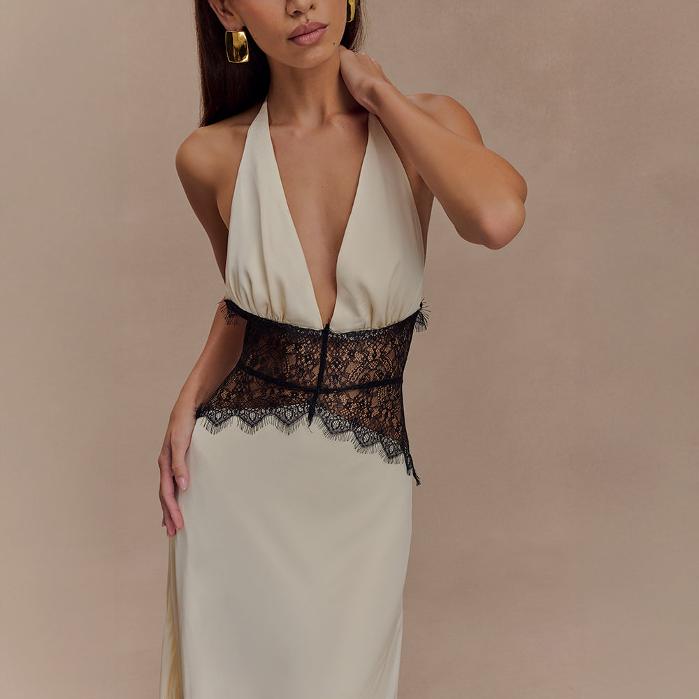 Eléa | Satin Lace Dress