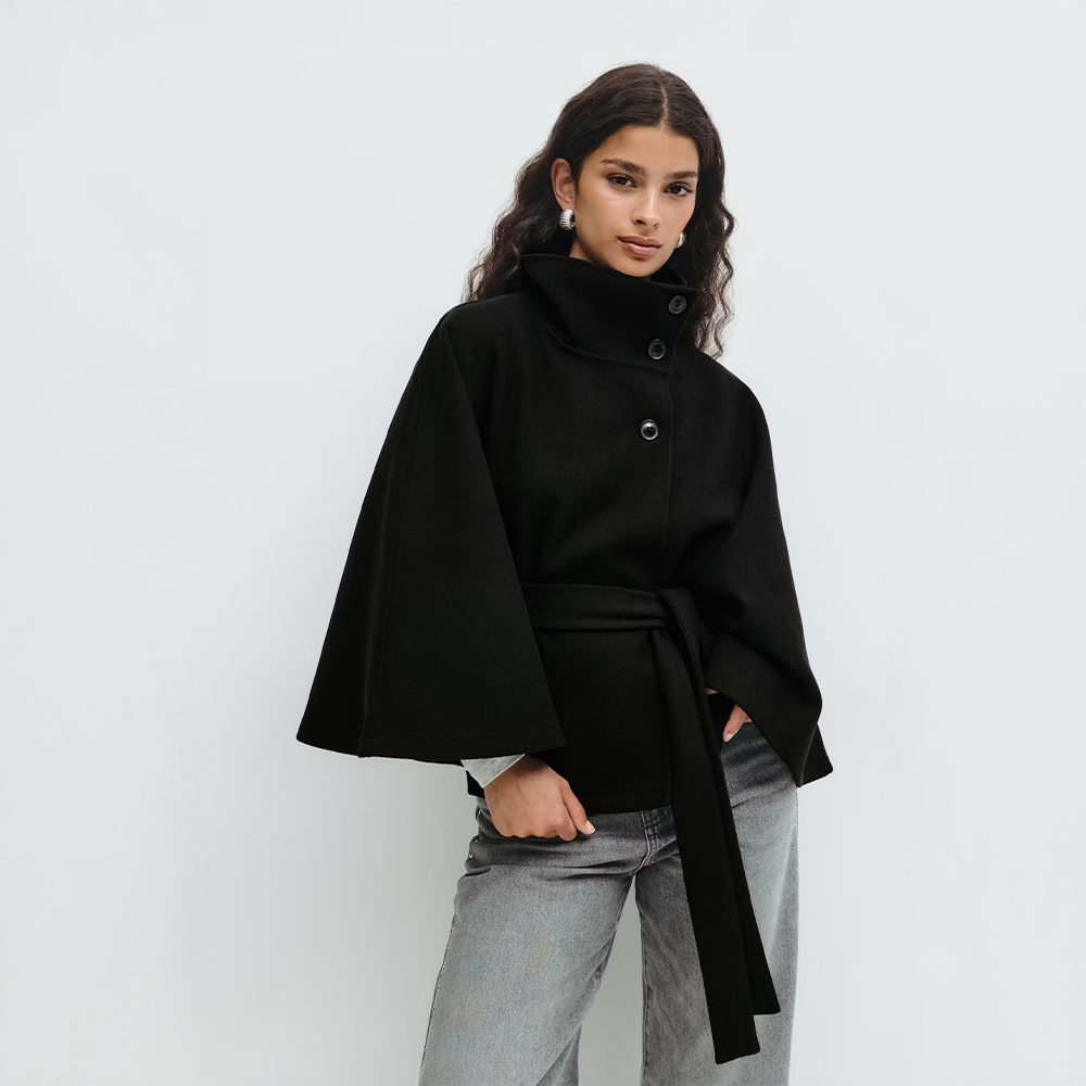 Loreza | Timeless Cape Coat