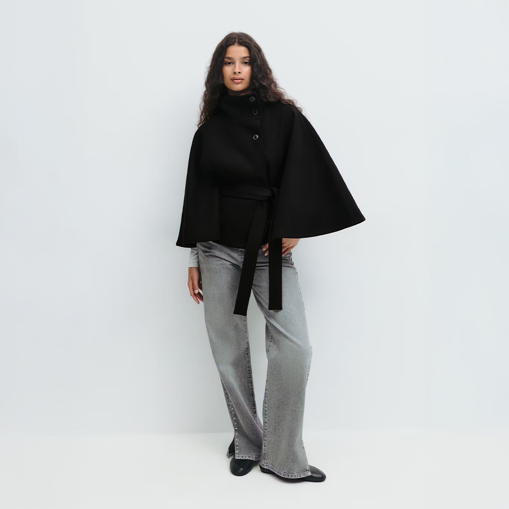 Loreza | Timeless Cape Coat