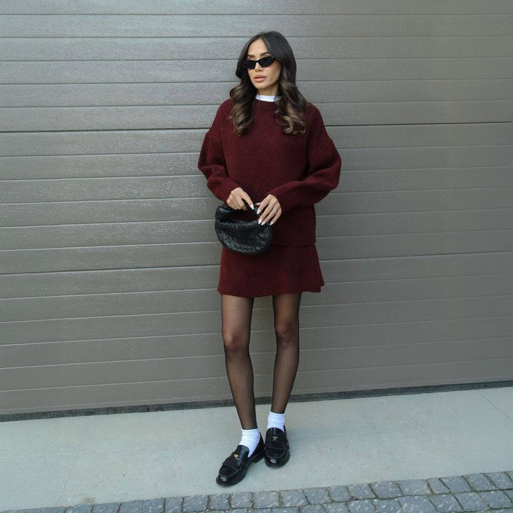 Violet | Knit Set