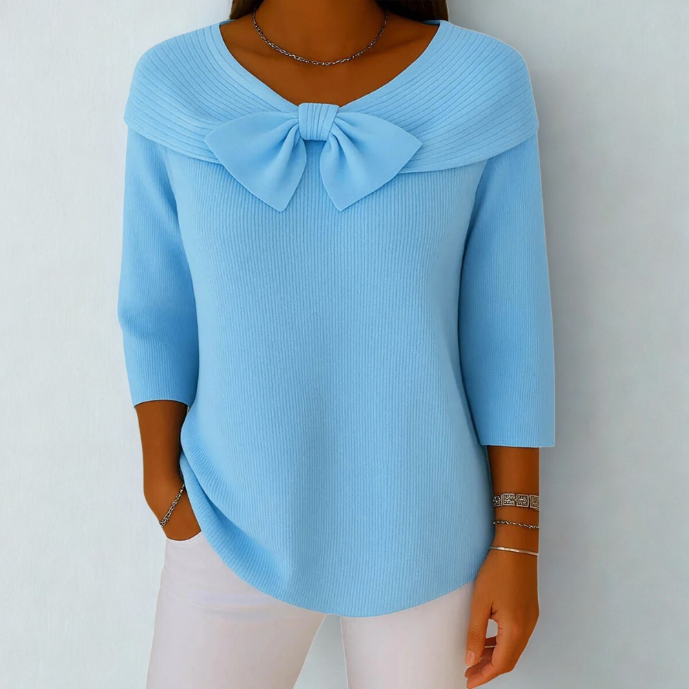 Serenna | Elegant Bow Sweater