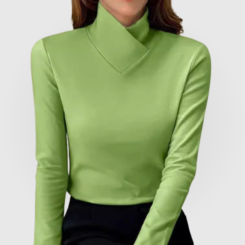 Beverley | Elegant Turtleneck Cut