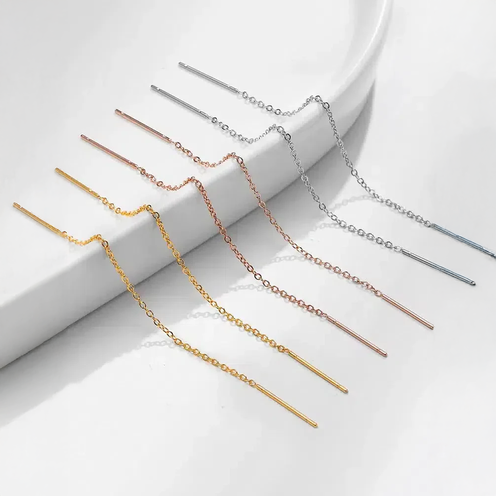 Persaïa | Fine hoop earrings for threading in modern design