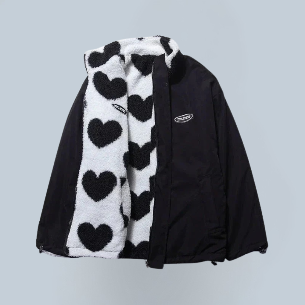Ava | Reversible Heart Jacket