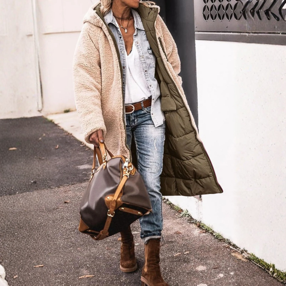 Laluna | Elegant Reversible Coat