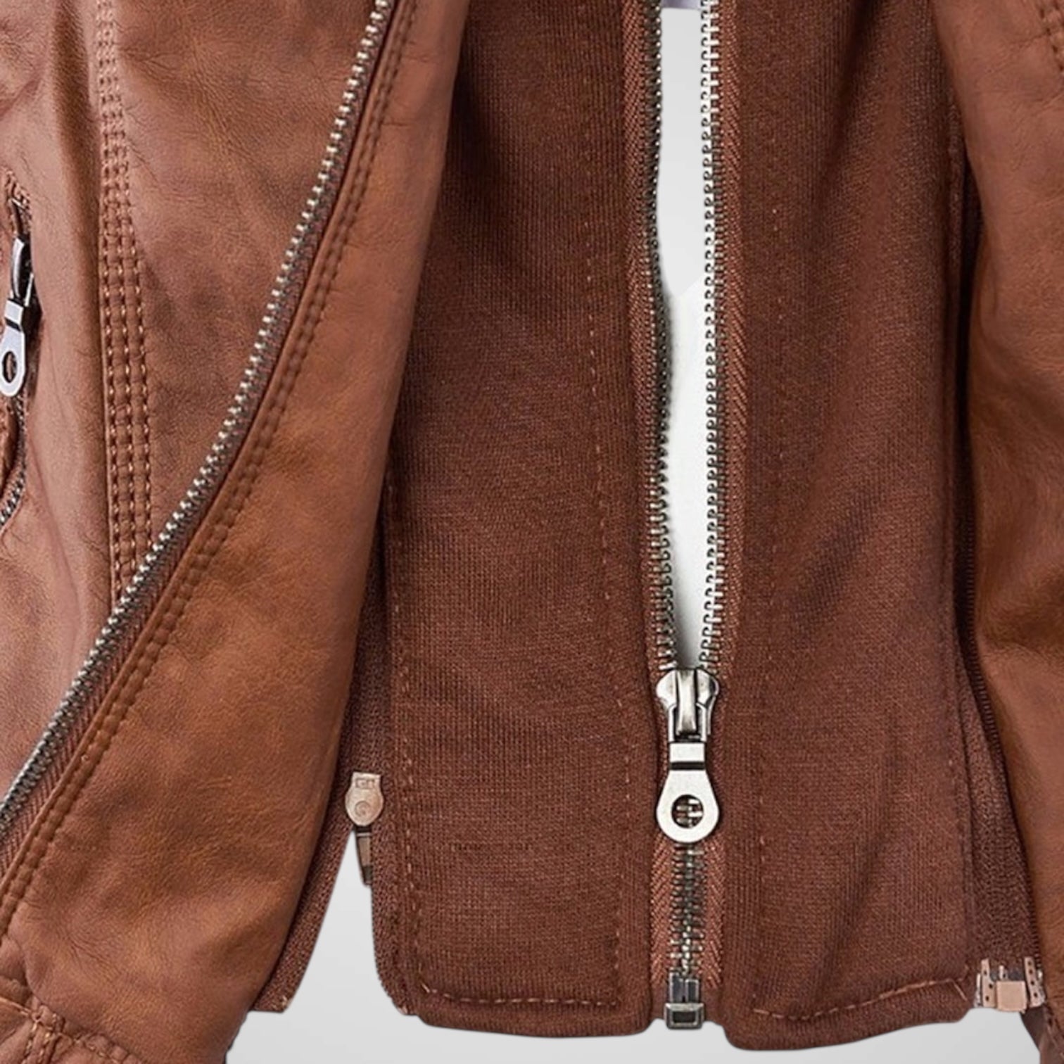Olivia | Waterproof Leather Jacket