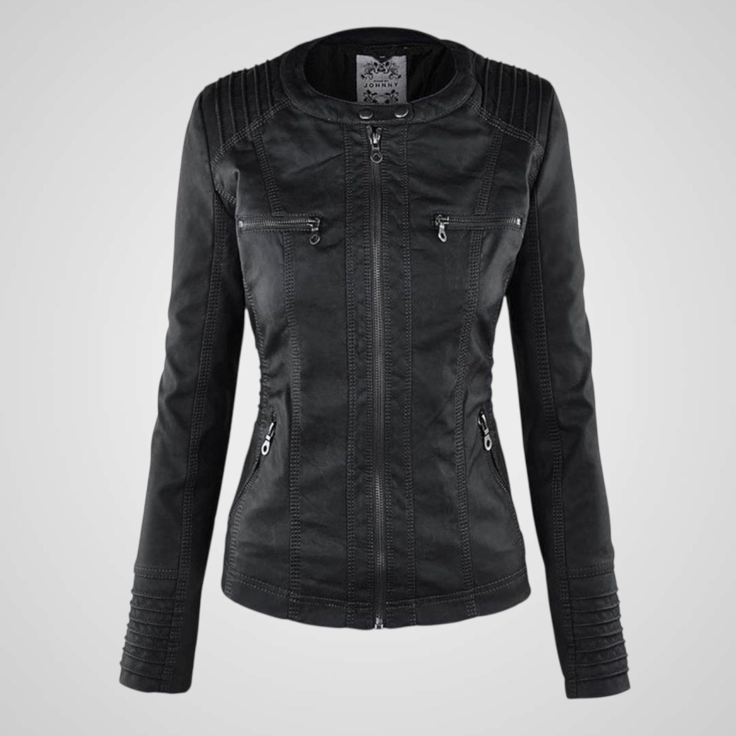 Olivia | Waterproof Leather Jacket