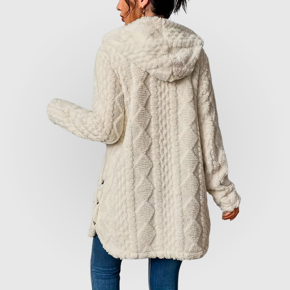 Evelyn | Plush Hoodie Cardigan