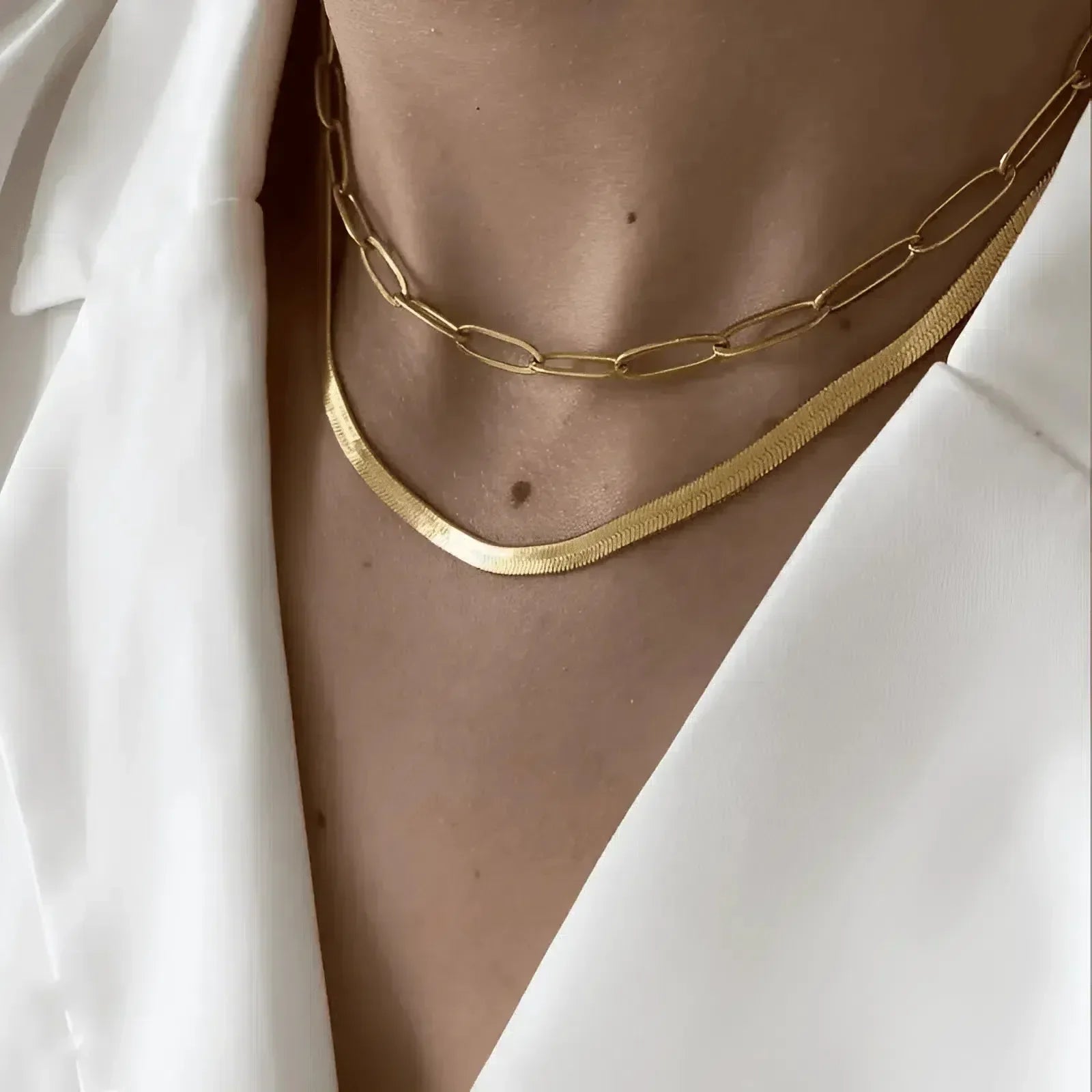 Sérenthia | Vintage-Style Snake Necklace